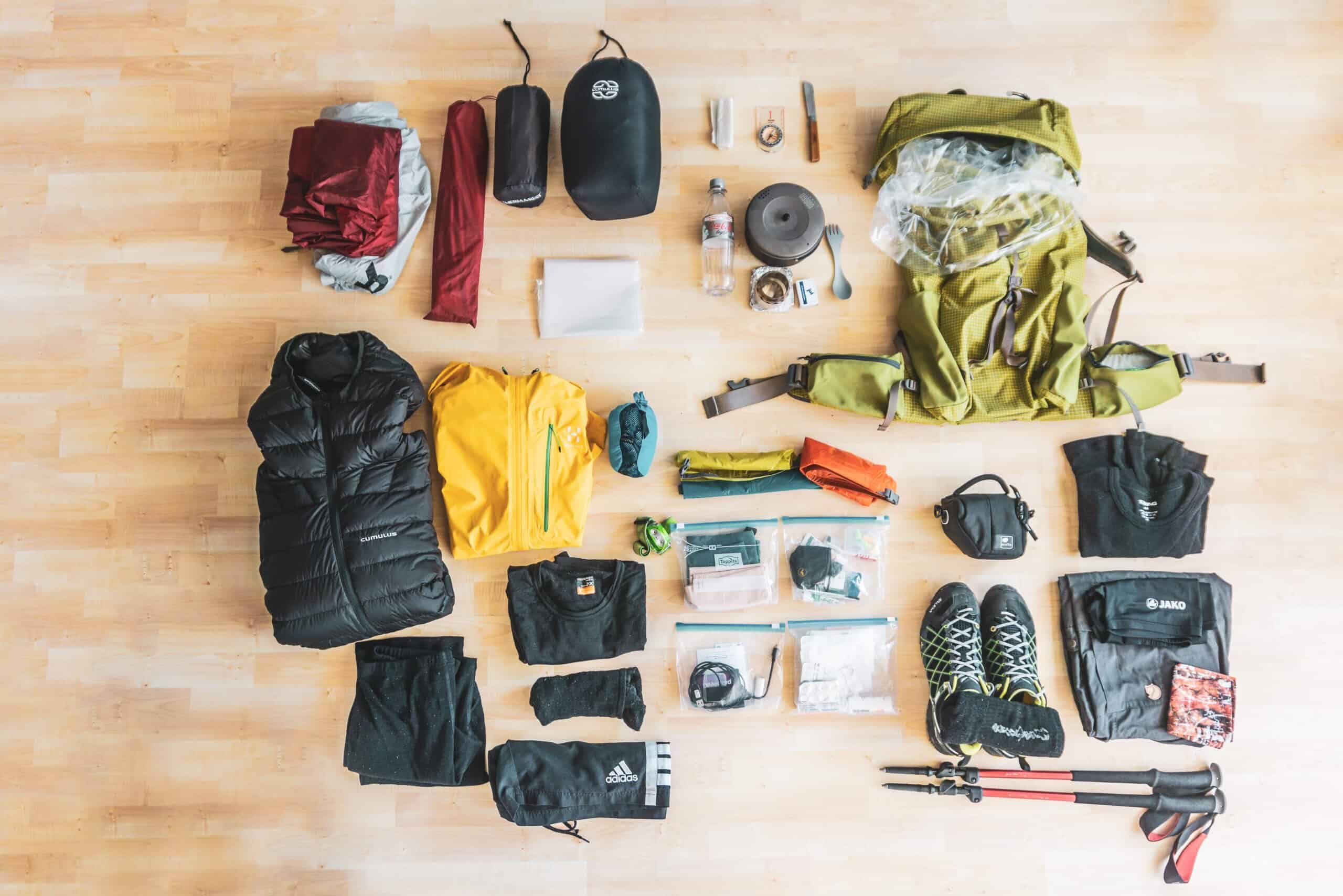 Trekking Packliste für mehrtägige Wanderungen- BergReif